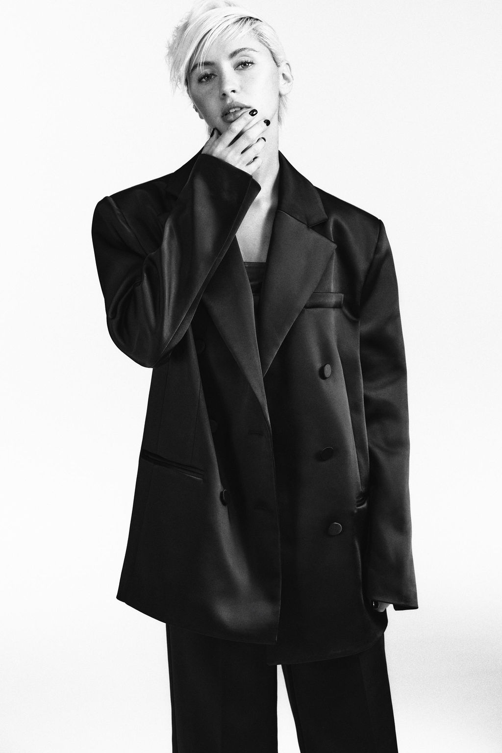 SATIN POCKET BLAZER - Zara фото 5