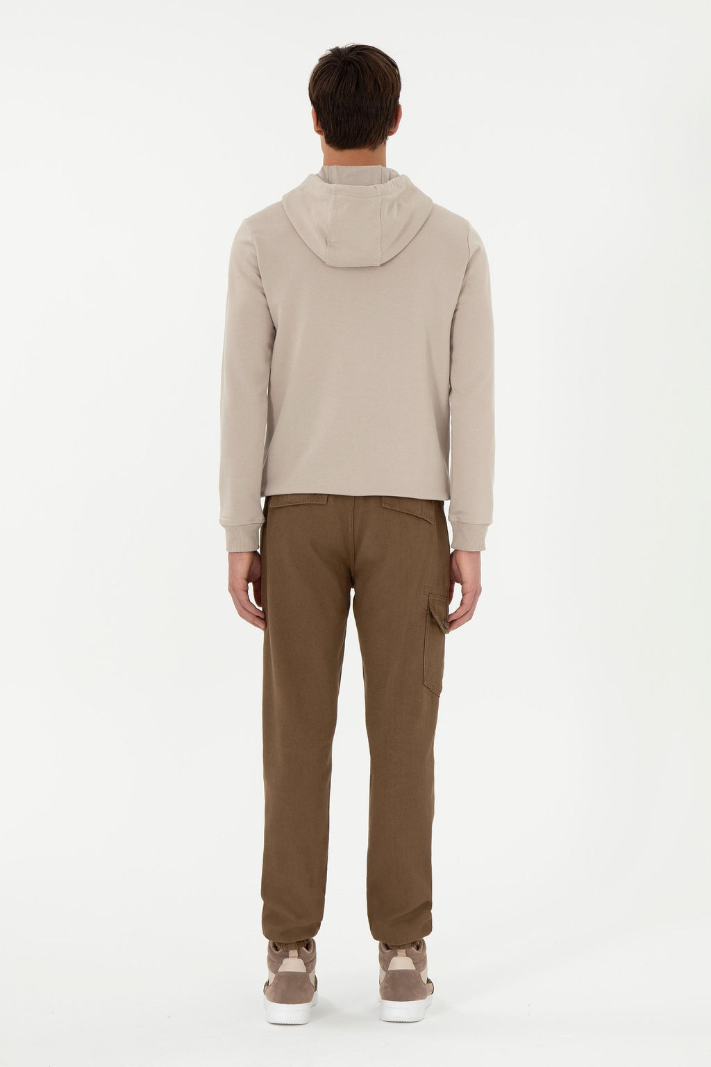 Мужские брюки цвета хаки из плотной ткани Неожиданная скидка в корзине - U.s. polo assn фото 4