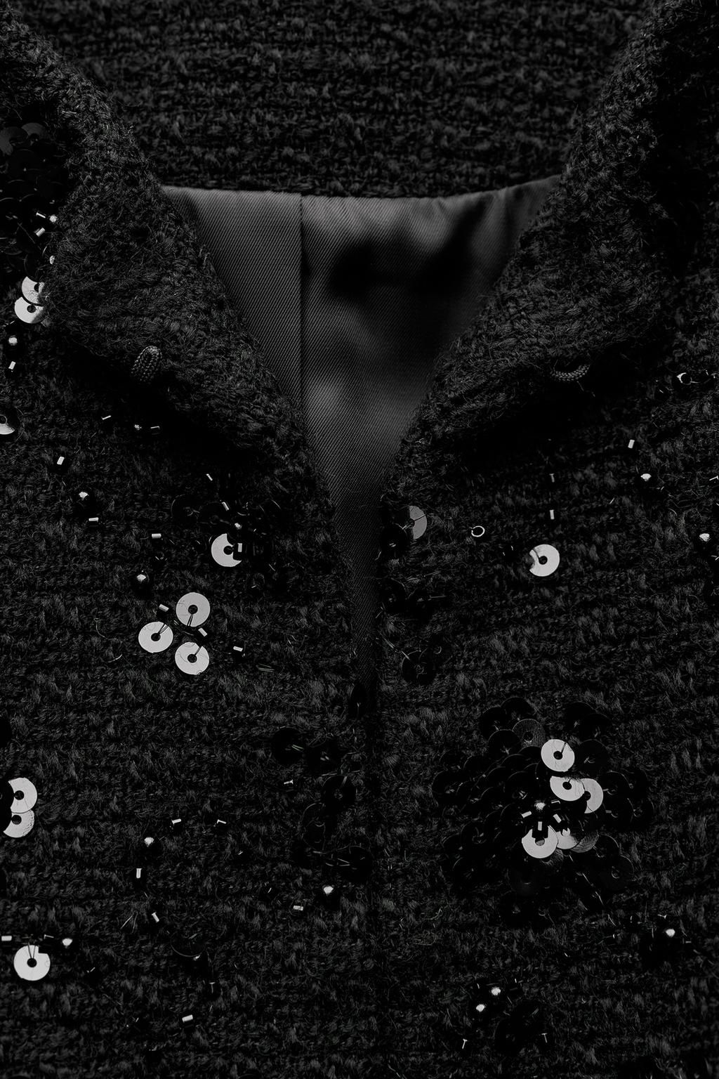 SEQUIN BLAZER - Zara фото 6