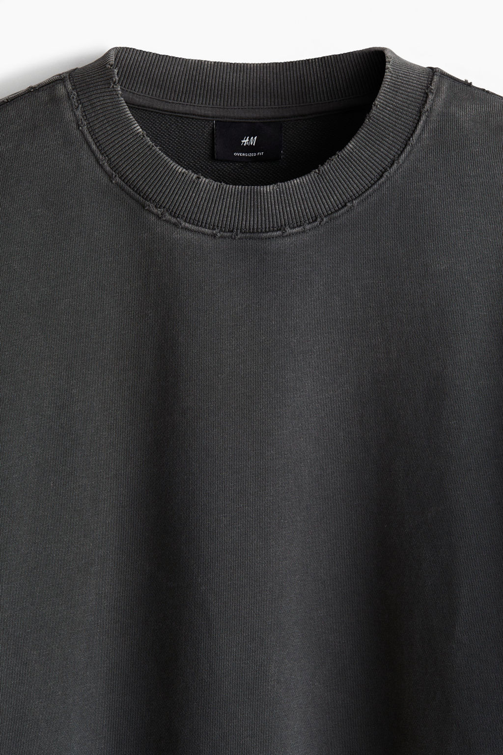 Sudadera con efecto lavado Oversized Fit - H&m фото 5