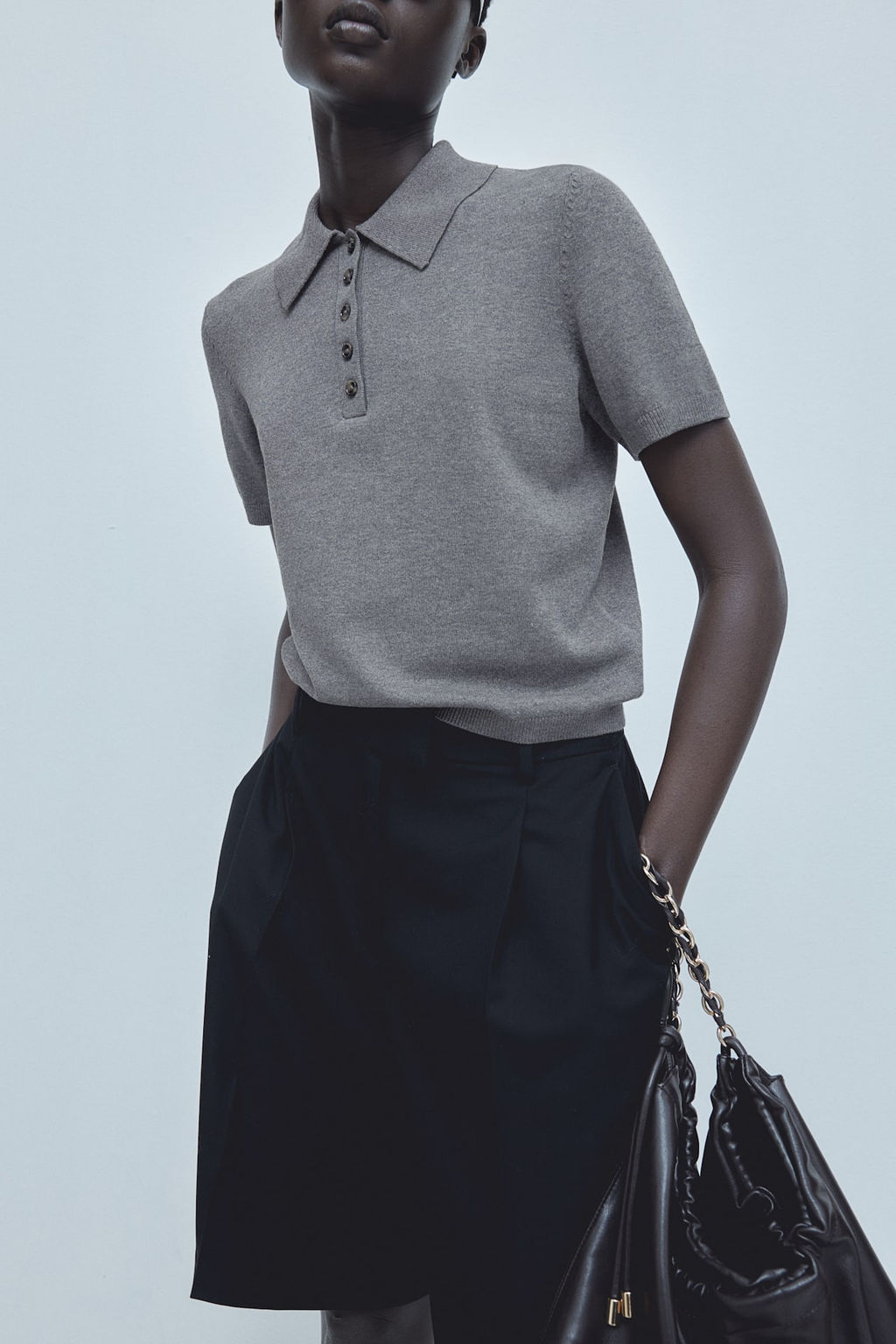 Polo de punto fino - H&m фото 4