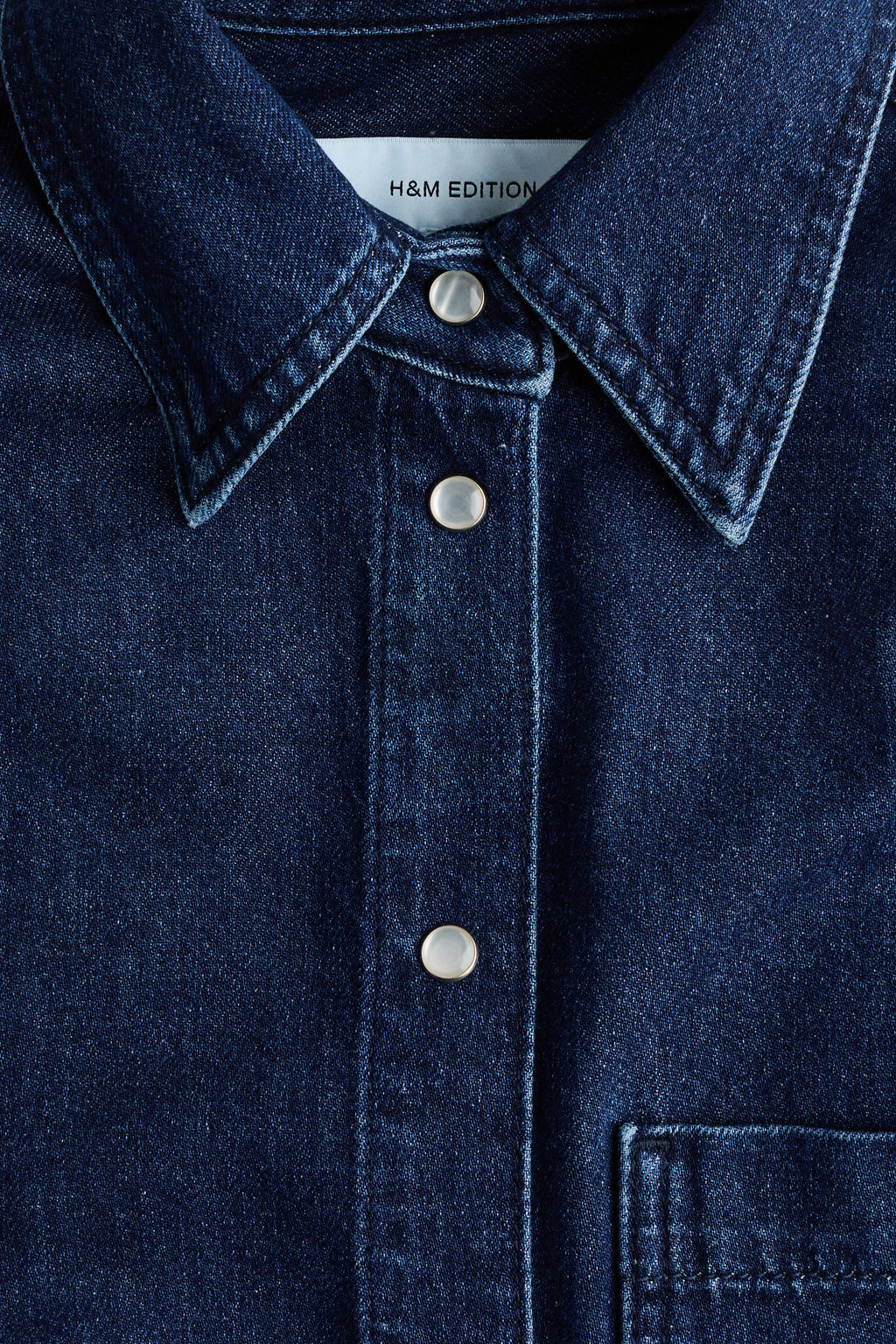 Camisa denim con hombreras - H&m фото 4