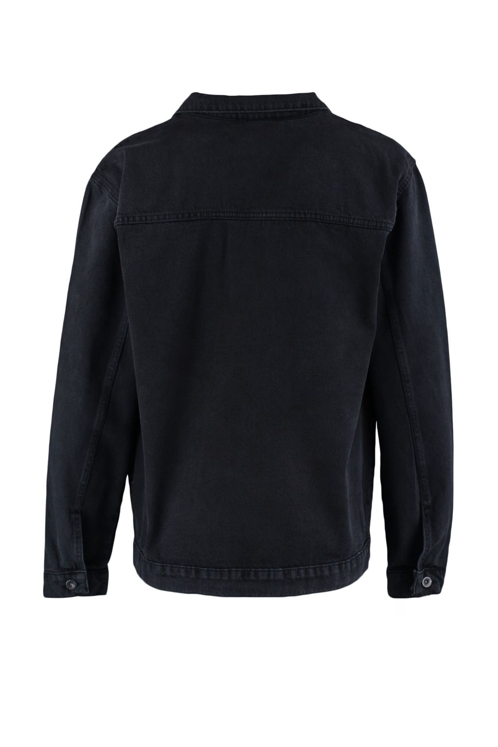TRENDYOL MAN Siyah Regular Fit Denim Kot Ceket TMNAW23CE00011 - Trendyolmilla фото 8