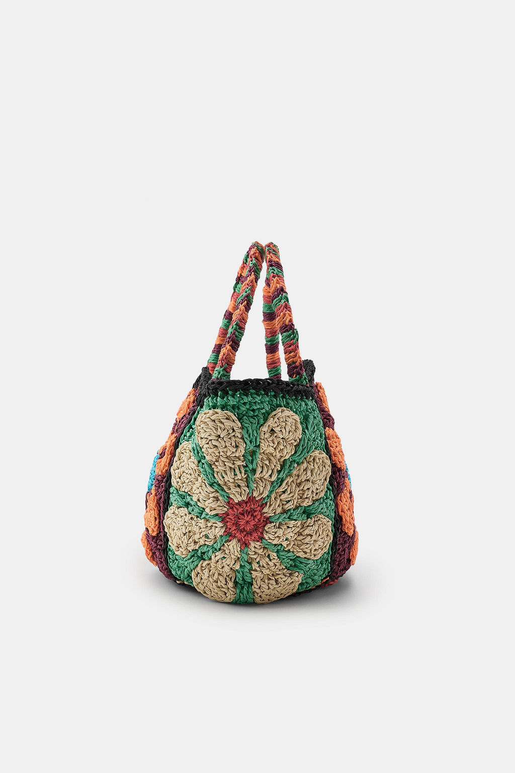 MINI BOLSO COMBINADO FLORES / Multicolor