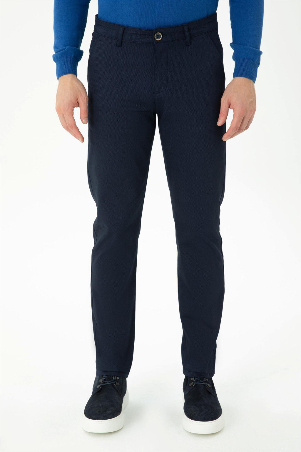 U. S. Polo Assn / Мужские темно-синие брюки из плотной ткани - U.s. polo assn фото 2