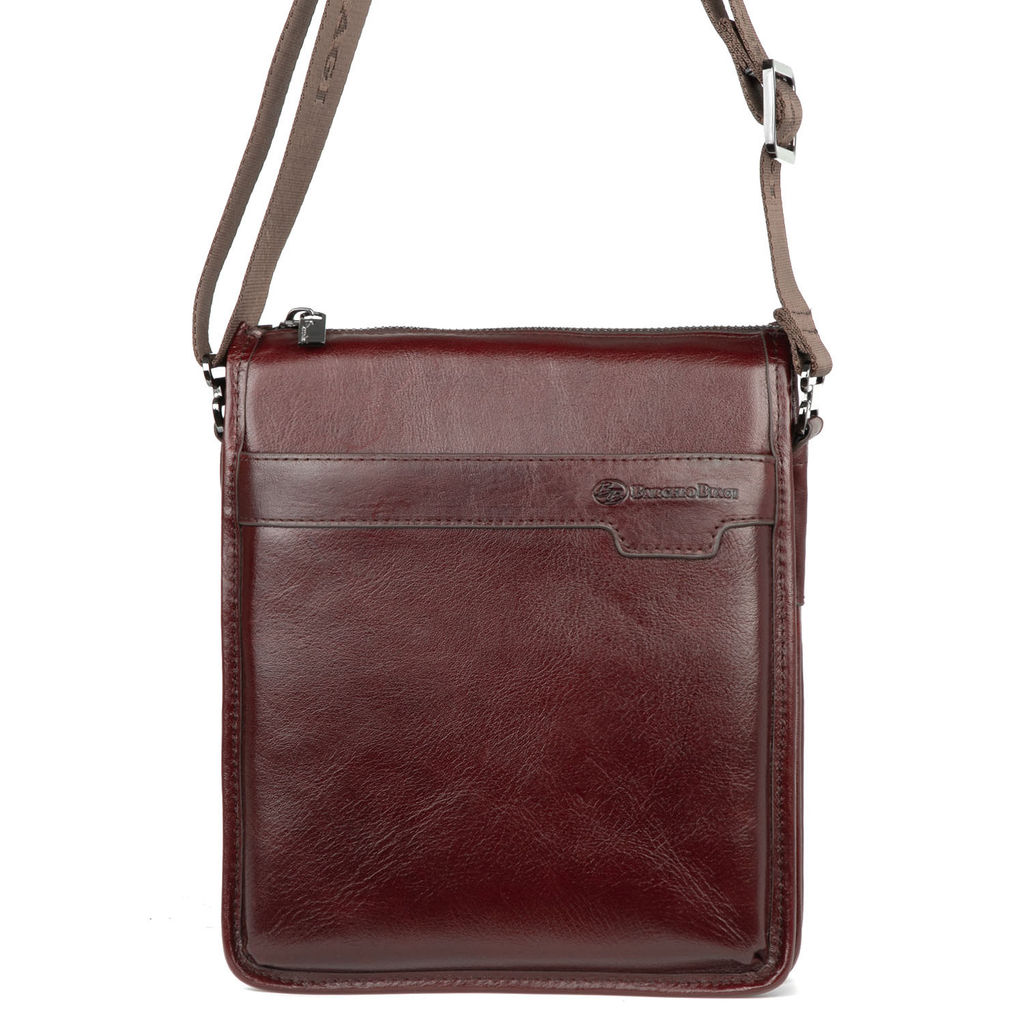 Мужская кожаная сумка - Barcelo biagi фото 3