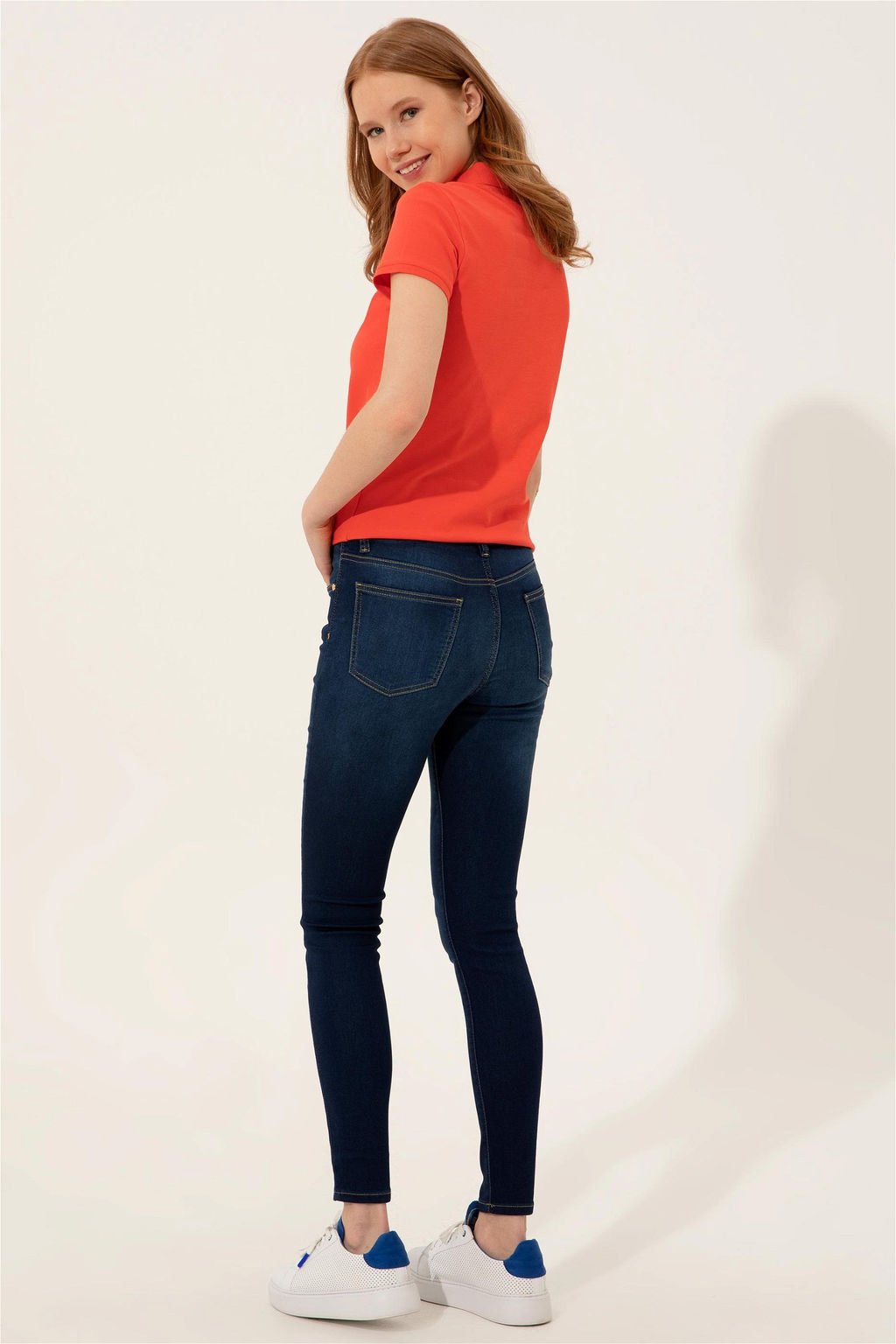 Женские синие джинсовые брюки - U.s. polo assn фото 11