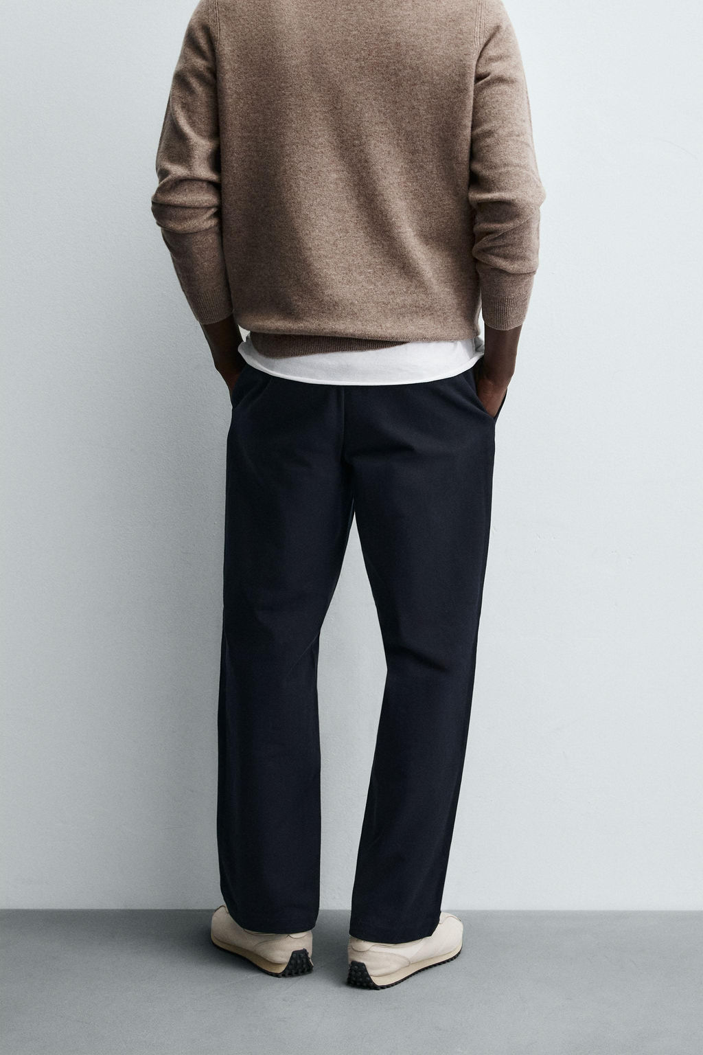 TEXTURED STRAIGHT-LEG TROUSERS - Zara фото 3