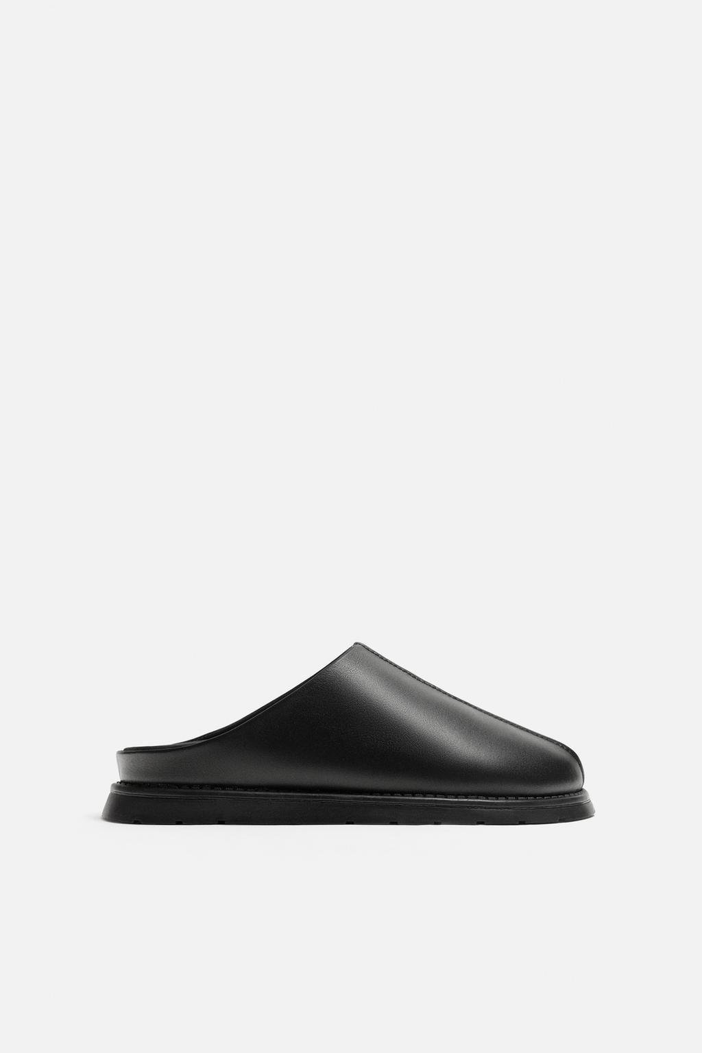 LEATHER CLOGS - Zara фото 3
