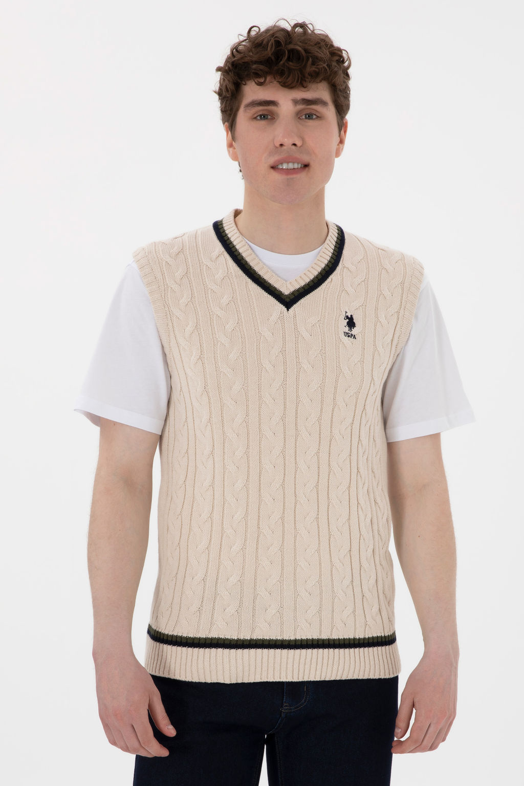 Erkek Krem S_veter - U.s. polo assn фото 8