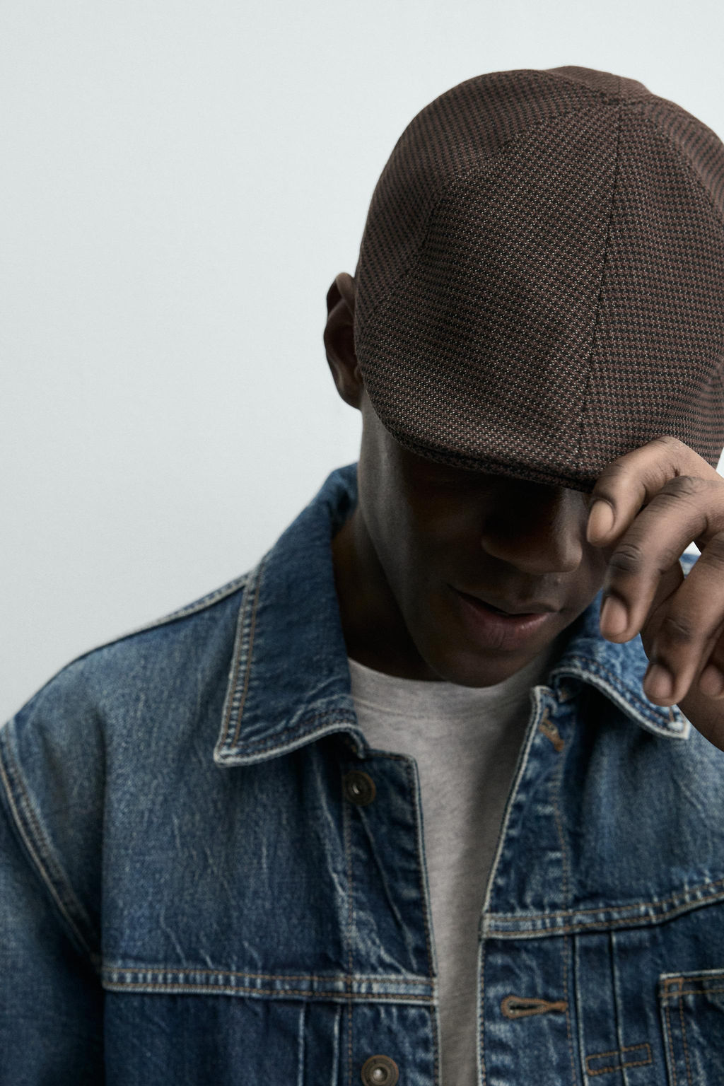 BOINA PATA DE GALLO / Marr?n - Zara фото 4