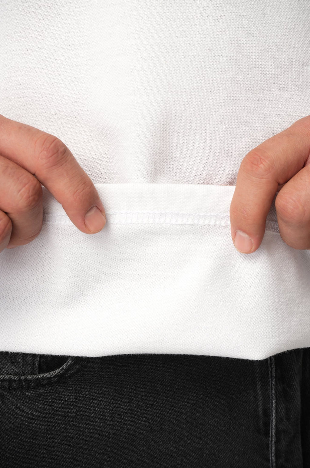 Мужской базовый лонгслив-поло Happyfox