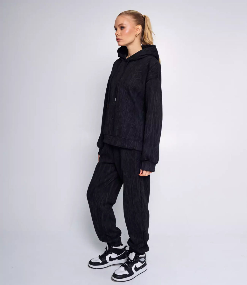 Спортивный костюм #КТ8909-5, чёрный - Dommod фото 3