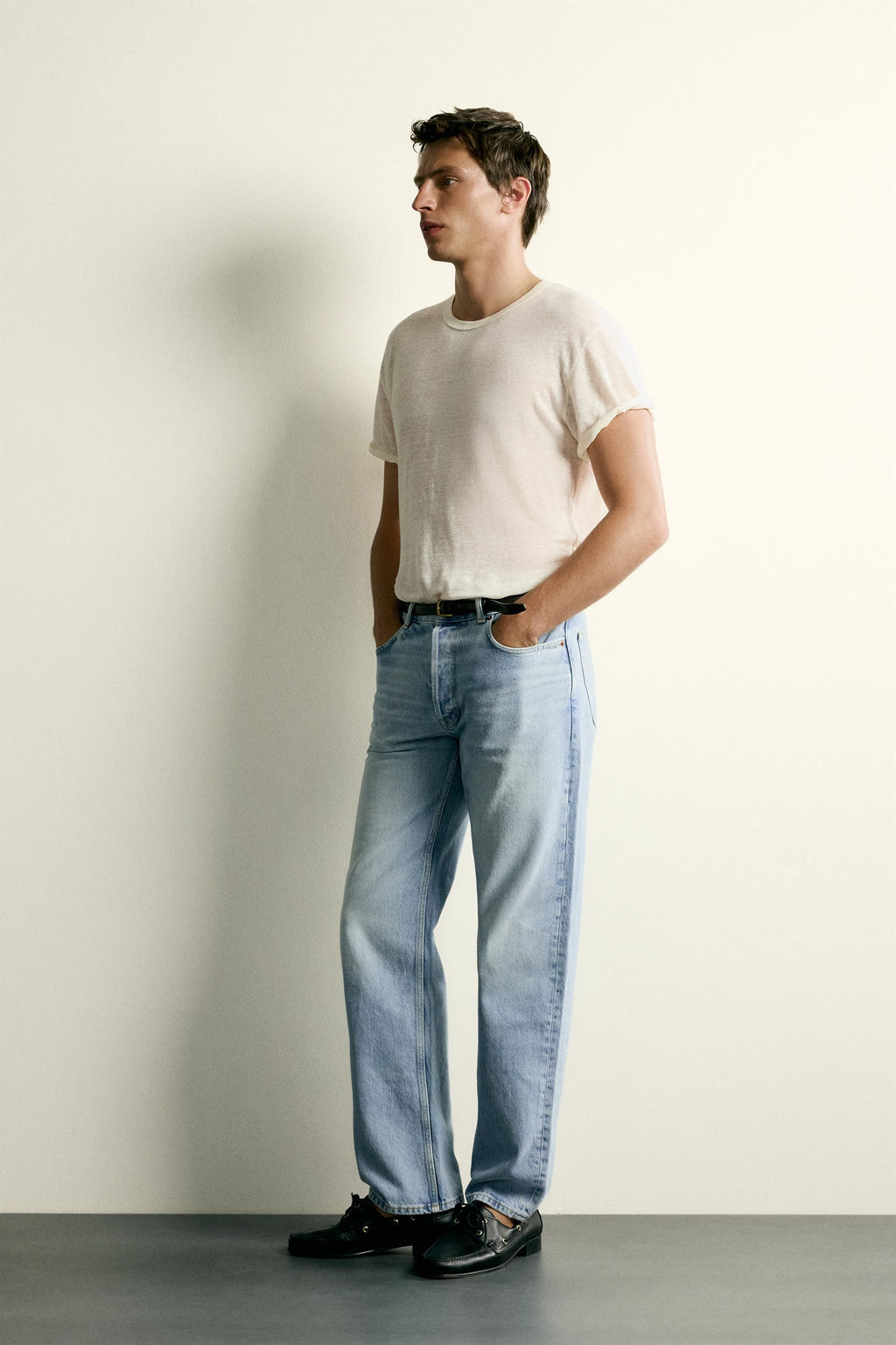JEANS STRAIGHT FIT / Azul - Zara фото 4
