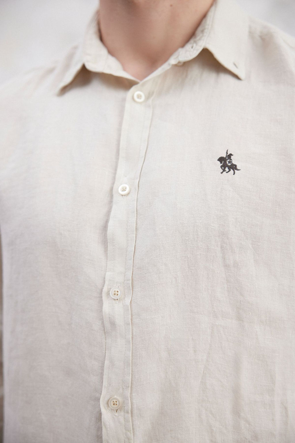 TRENDYOL MAN Tas Limited Edition %100 Keten Regular Fit Gomlek TMNSS25GO00057 - Trendyolmilla фото 9