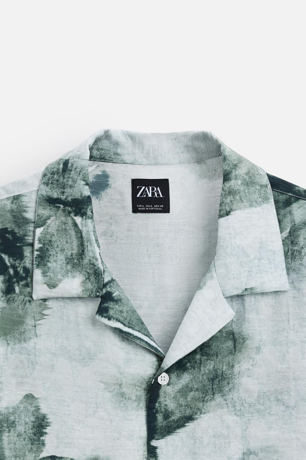 ABSTRACT PRINT SHIRT - Zara фото 9