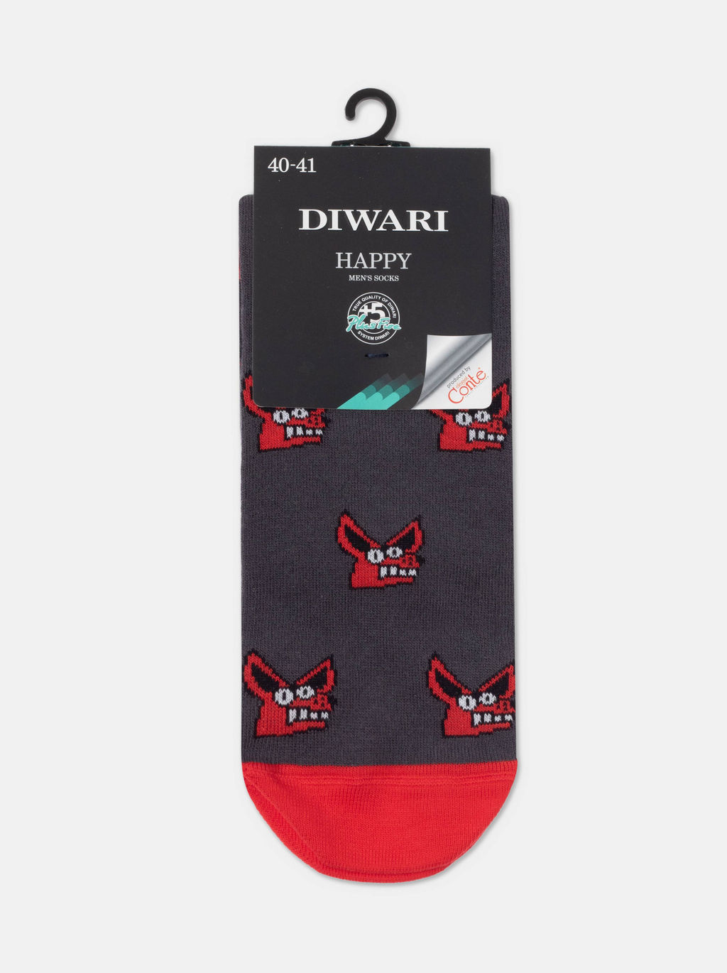 Цена за 2 пары. Носки мужские DIWARI HAPPY Хлопковые носки с рисунками - Conte elegant фото 5
