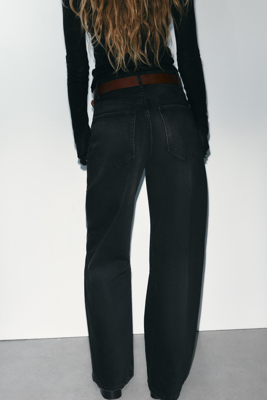 TRF EXTRA WIDE-LEG HIGH-WAIST JEANS - Zara фото 15