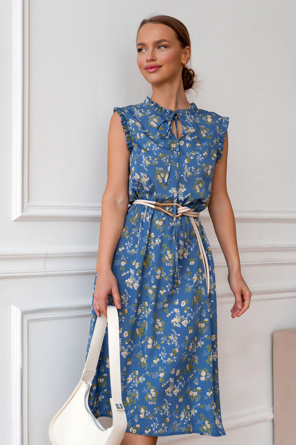 Платье Open Style 5741 голубой