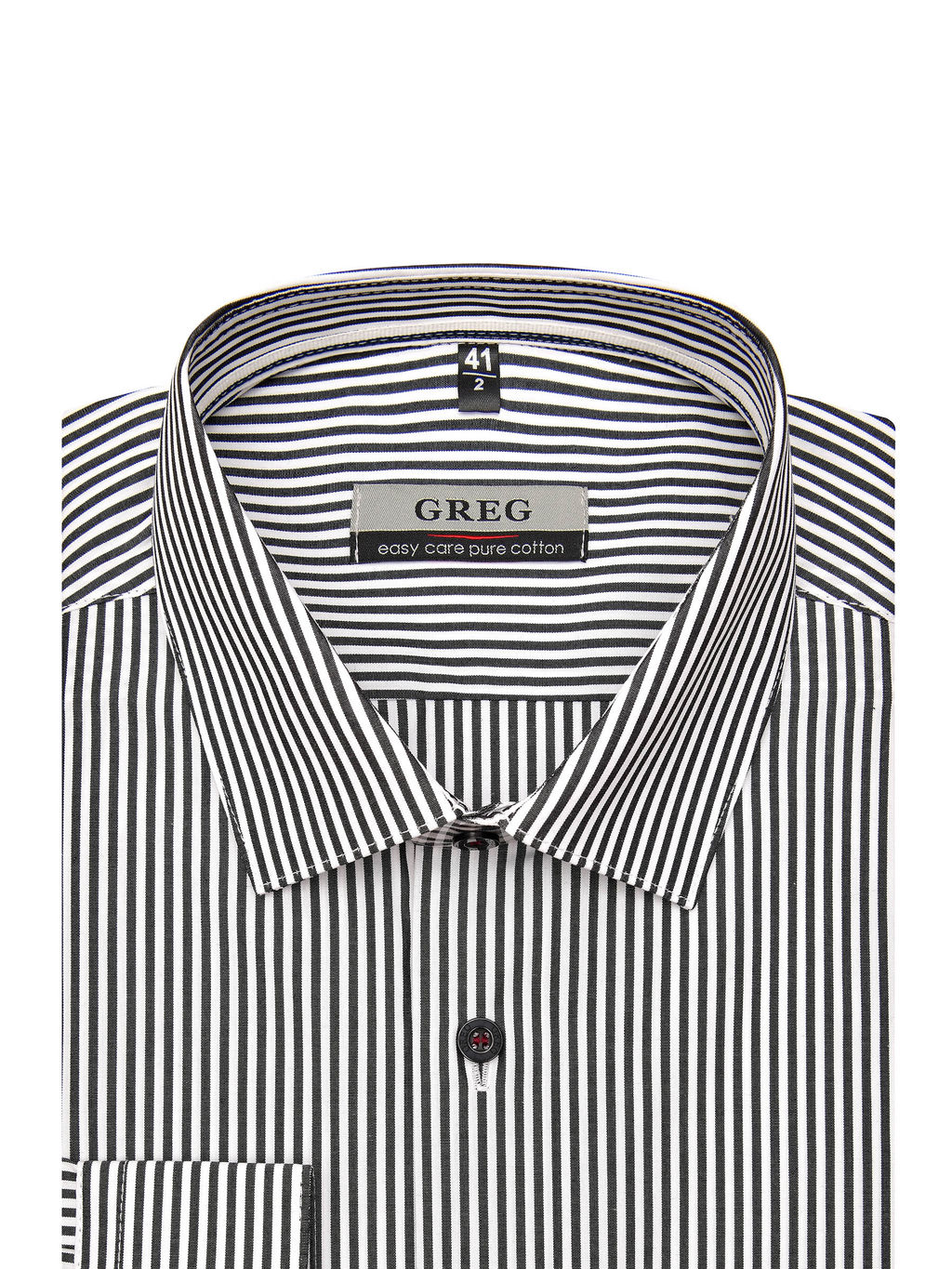 Сорочка мужская длинный рукав GREG 131/231/6127/Z/1p