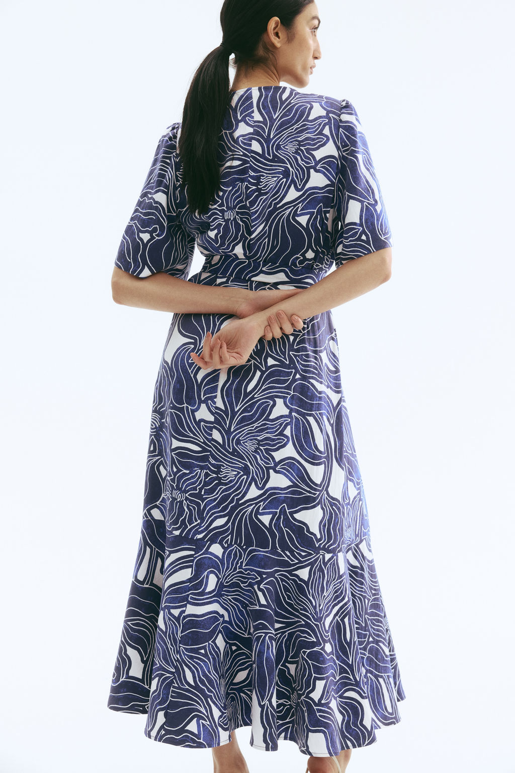 Vestido estampado de sarga - H&m фото 4