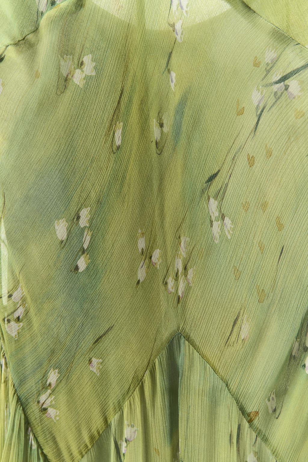 LONG DRESS WITH FLORAL PRINT - Zara фото 12