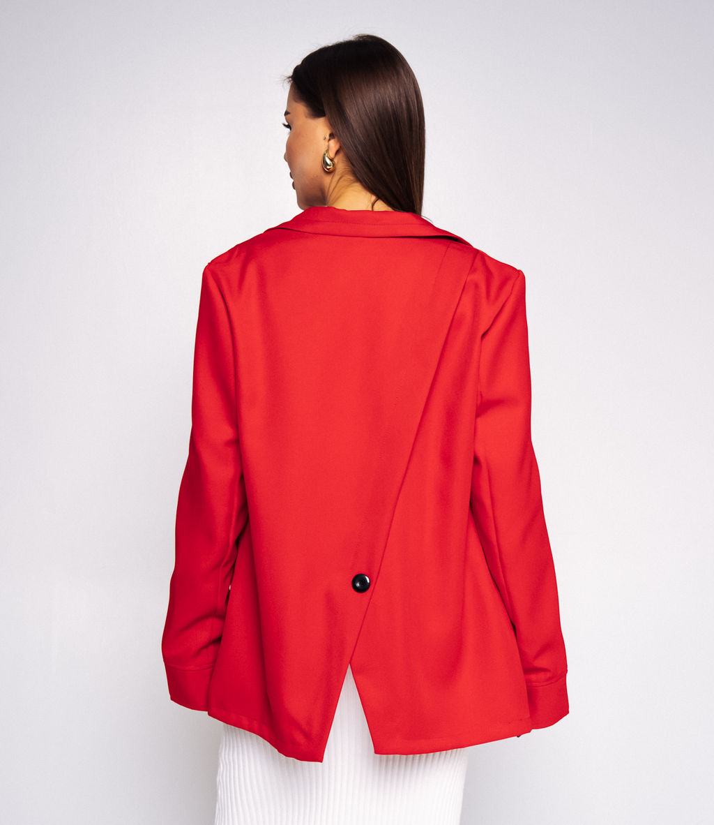 Пиджак #БШ2836, красный