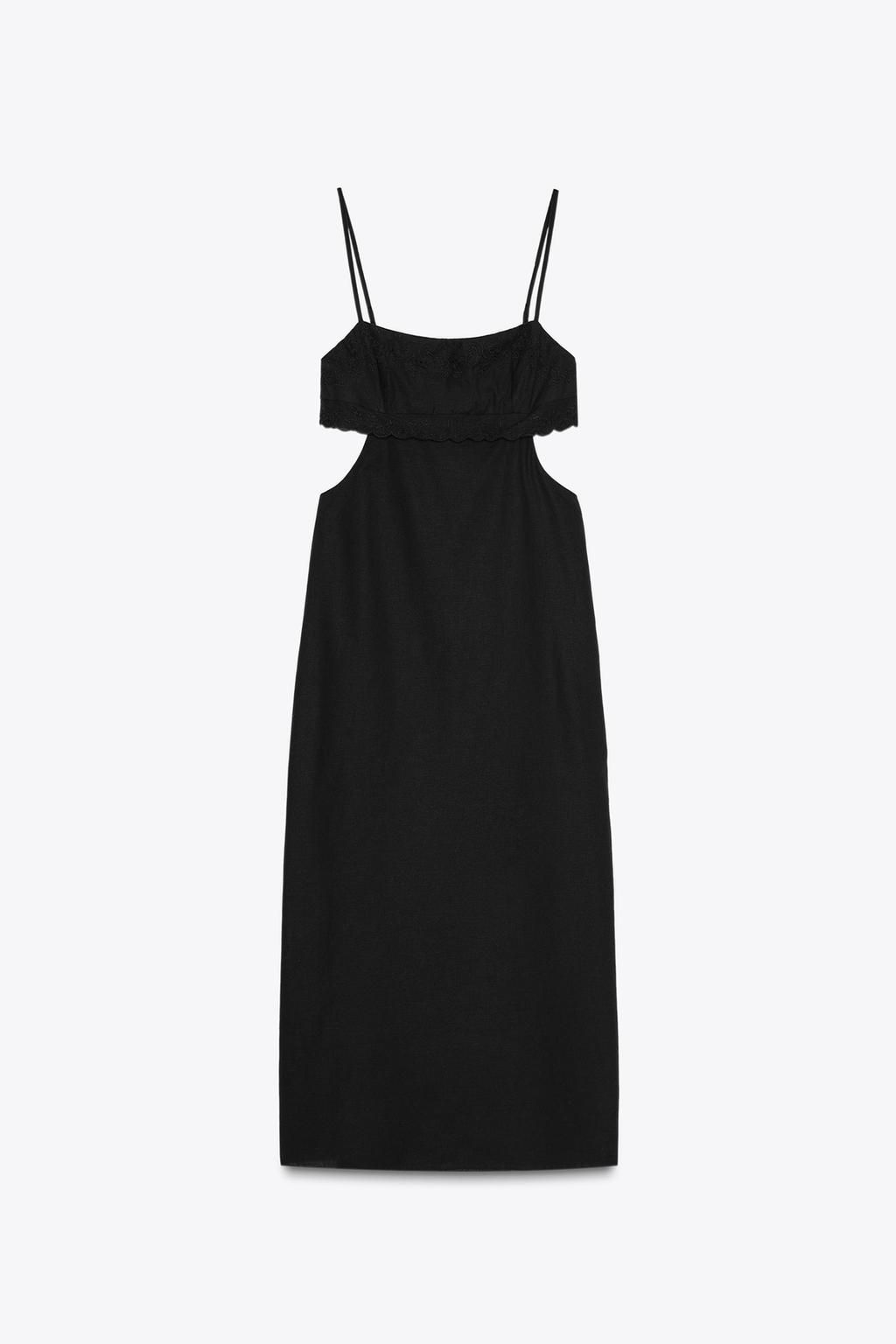 CUT-OUT EMBROIDERED DRESS - Zara фото 6