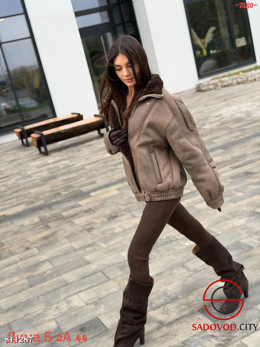 Дублёнка женская на зиму