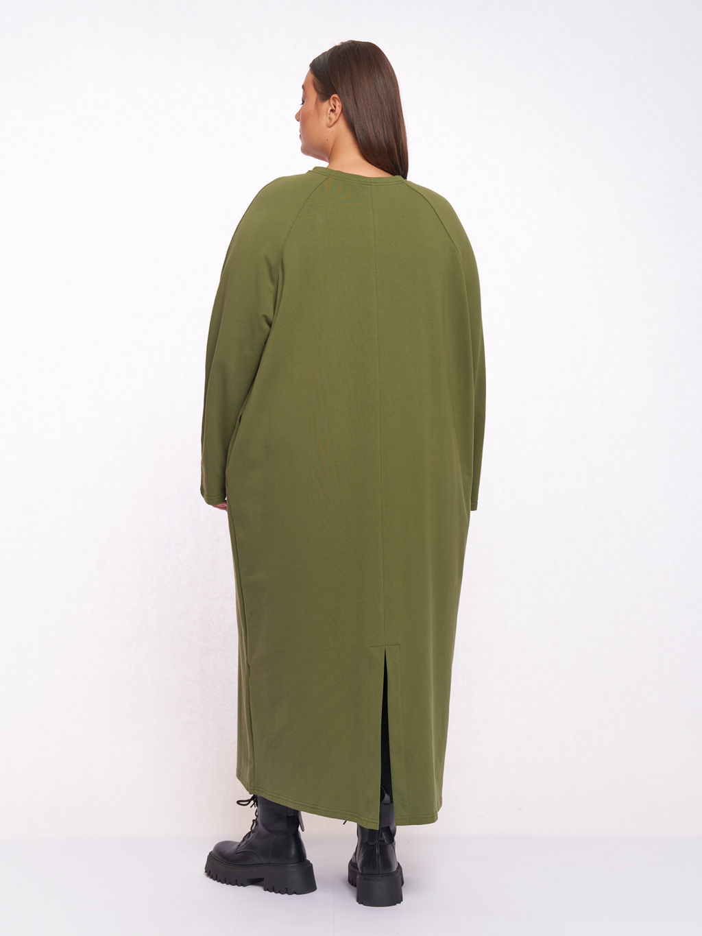 Платье с разрезом спереди PP57102GRN30 - Артесса фото 11