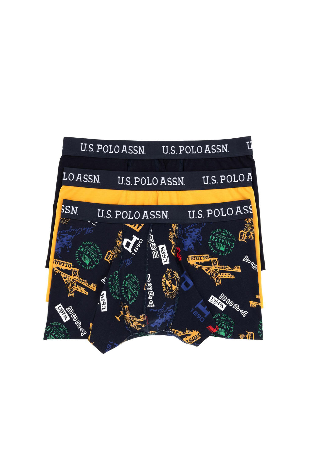 Мужское нижнее белье желтого цвета - U.s. polo assn фото 2