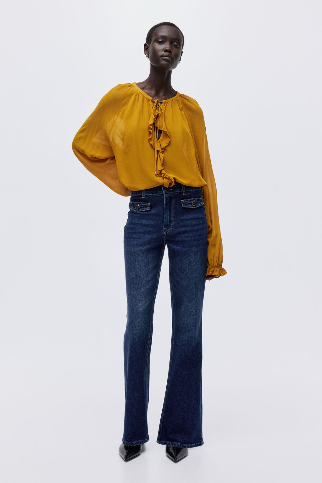 Flared High Jeans - H&m фото 6