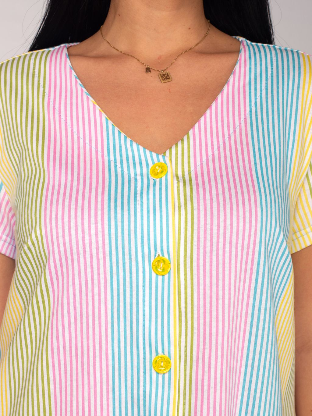 Халат женский кулирка МАЙЯ РАДУГА - Домтрик фото 3