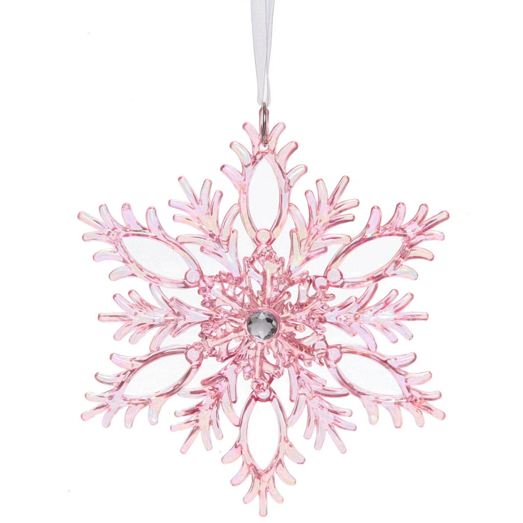 Цена за 2шт. Подвеска "Волшебные переливы" 13,5*13,5 см, Розовый