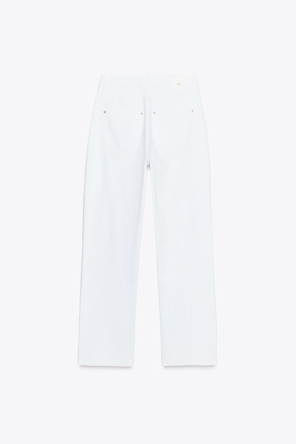 JEANS Z1975 STRAIGHT HIGH-WAIST CROSSOVER WAIST - Zara фото 29
