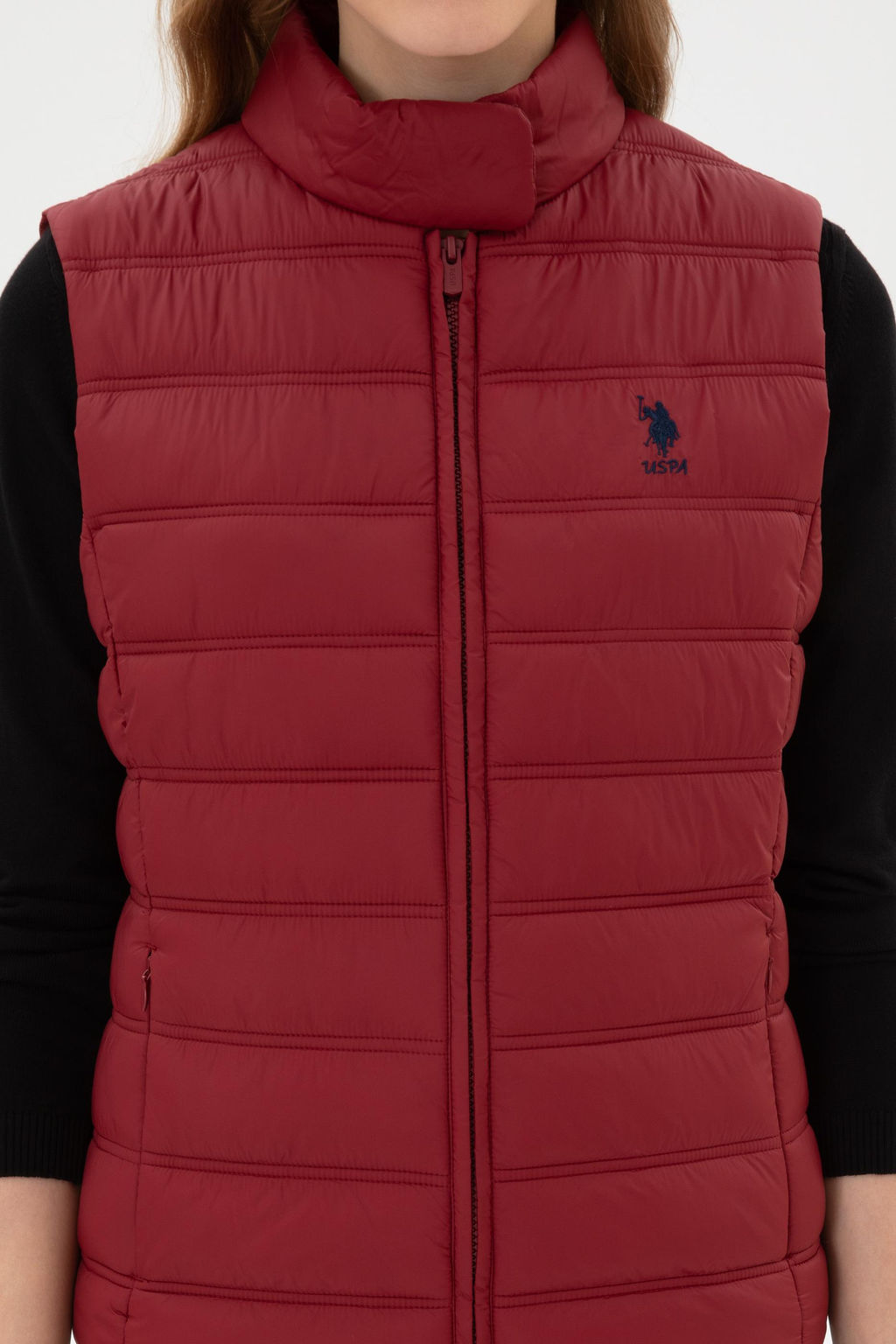 Kad_n Bordo Yelek Sepette S_rpriz _ndirim - U.s. polo assn фото 6