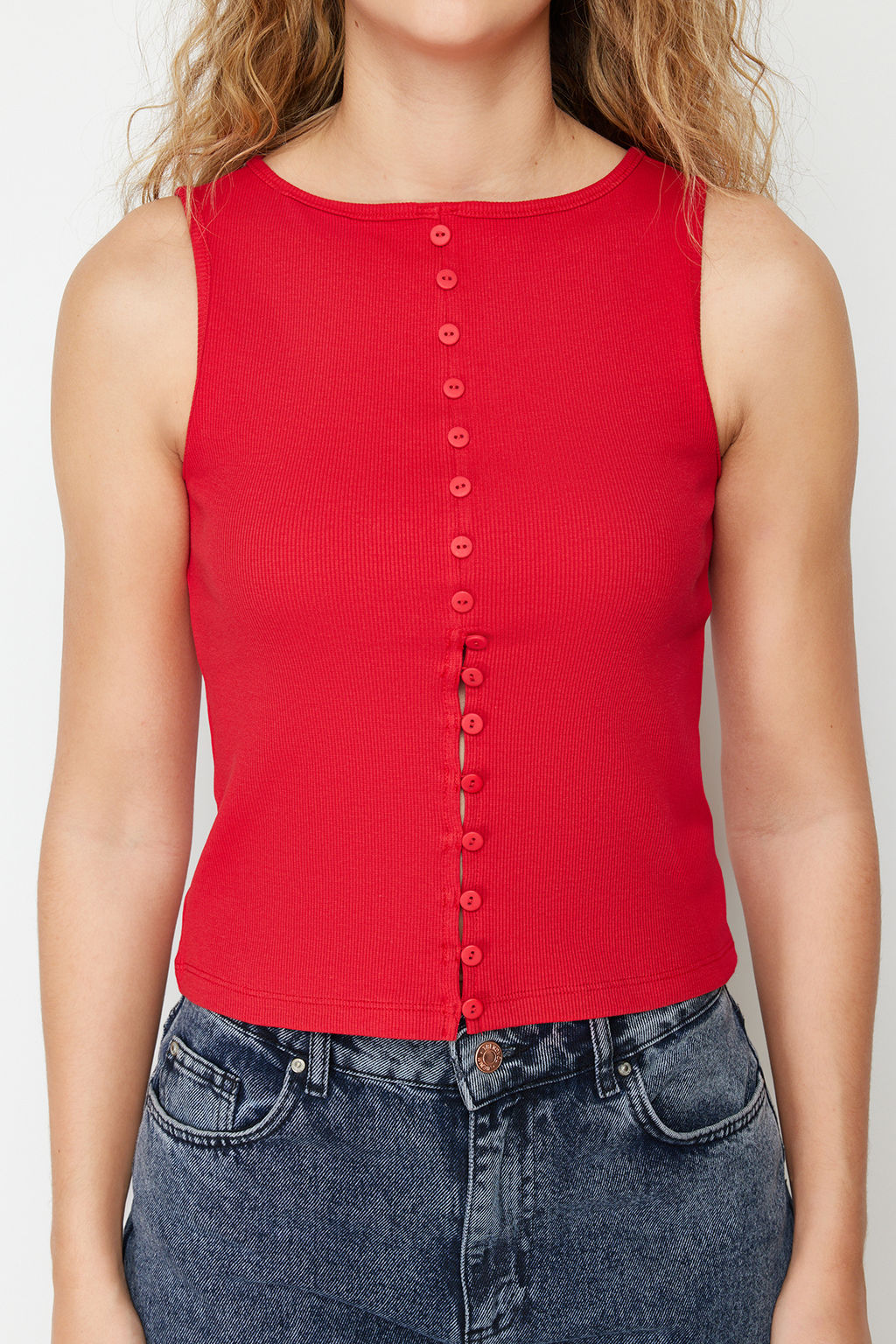 Trendyolmilla Siyah Orme Bluz TWOSS24BZ00306  фото 4