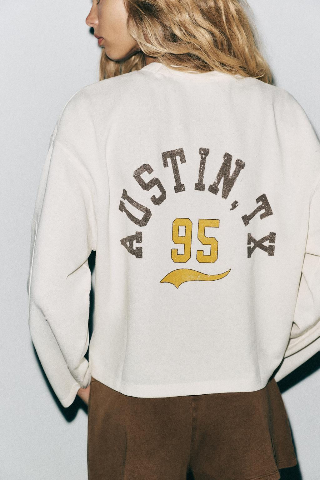 SLOGAN SWEATSHIRT - Zara фото 4