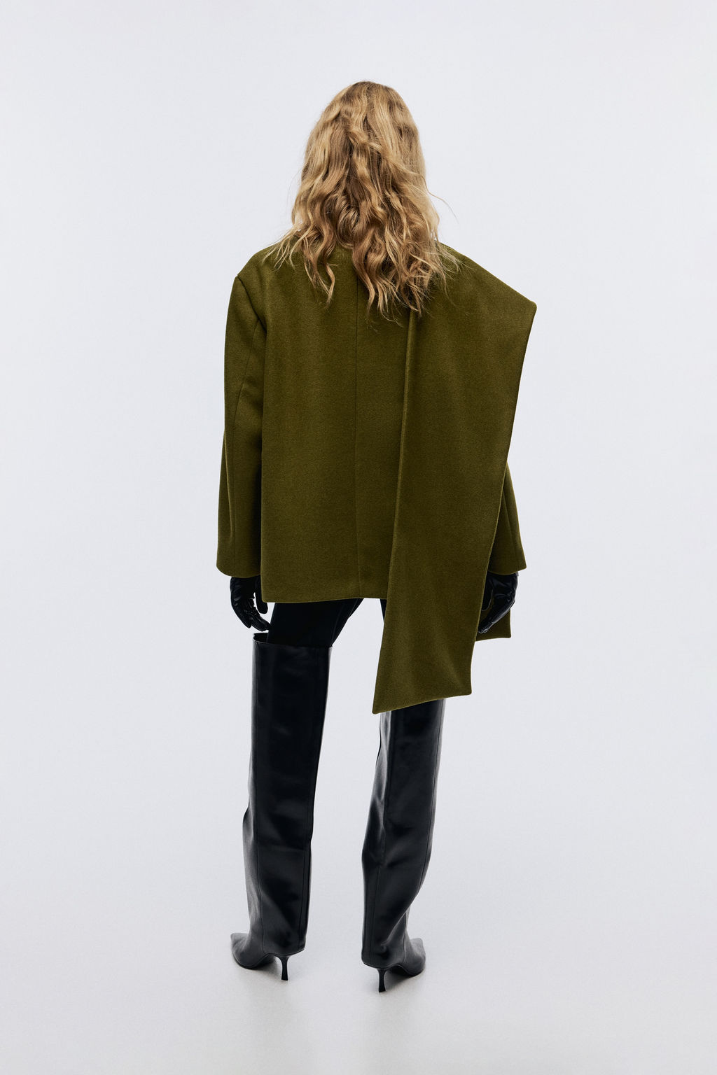 Abrigo con cuello tipo bufanda - H&m фото 6