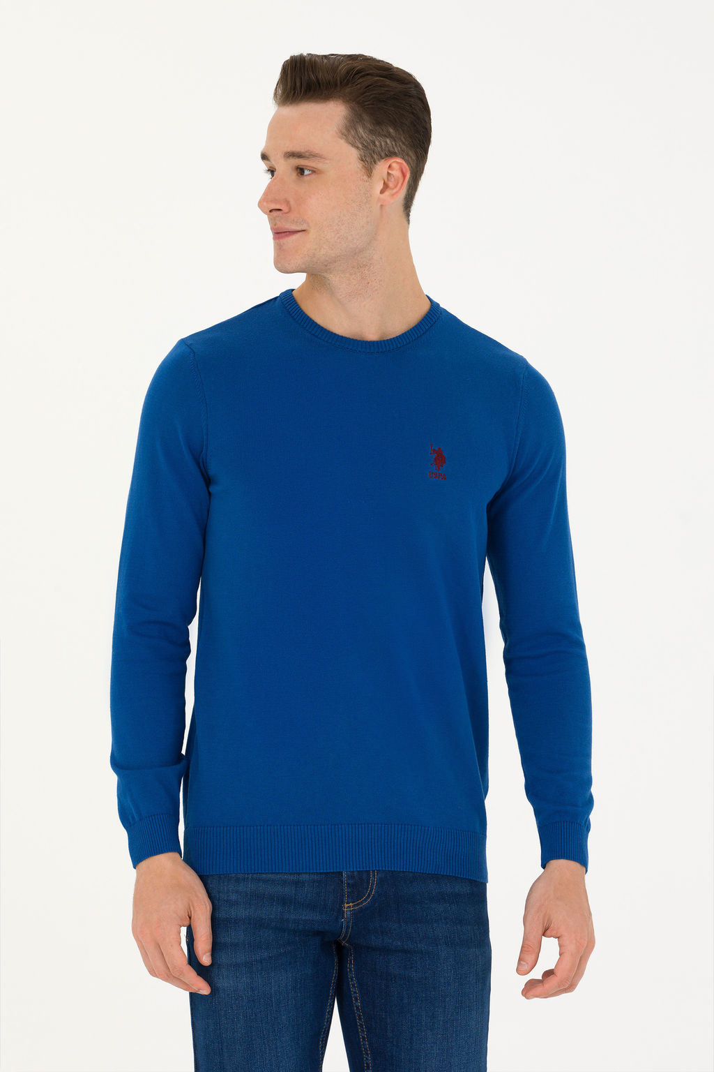 Мужской базовый свитер Saks - U.s. polo assn фото 17