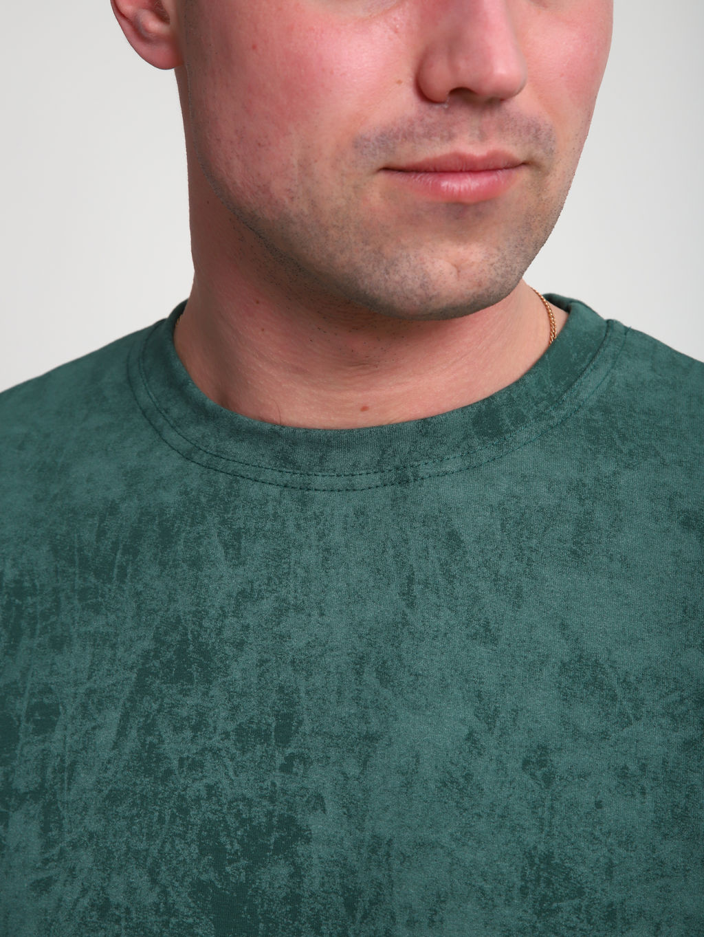 М460 Футболка оверсайз футер (тархун винтаж)