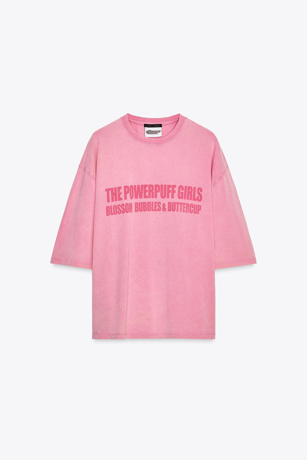 THE POWERPUFF GIRLS FADED-EFFECT T-SHIRT - Zara фото 5