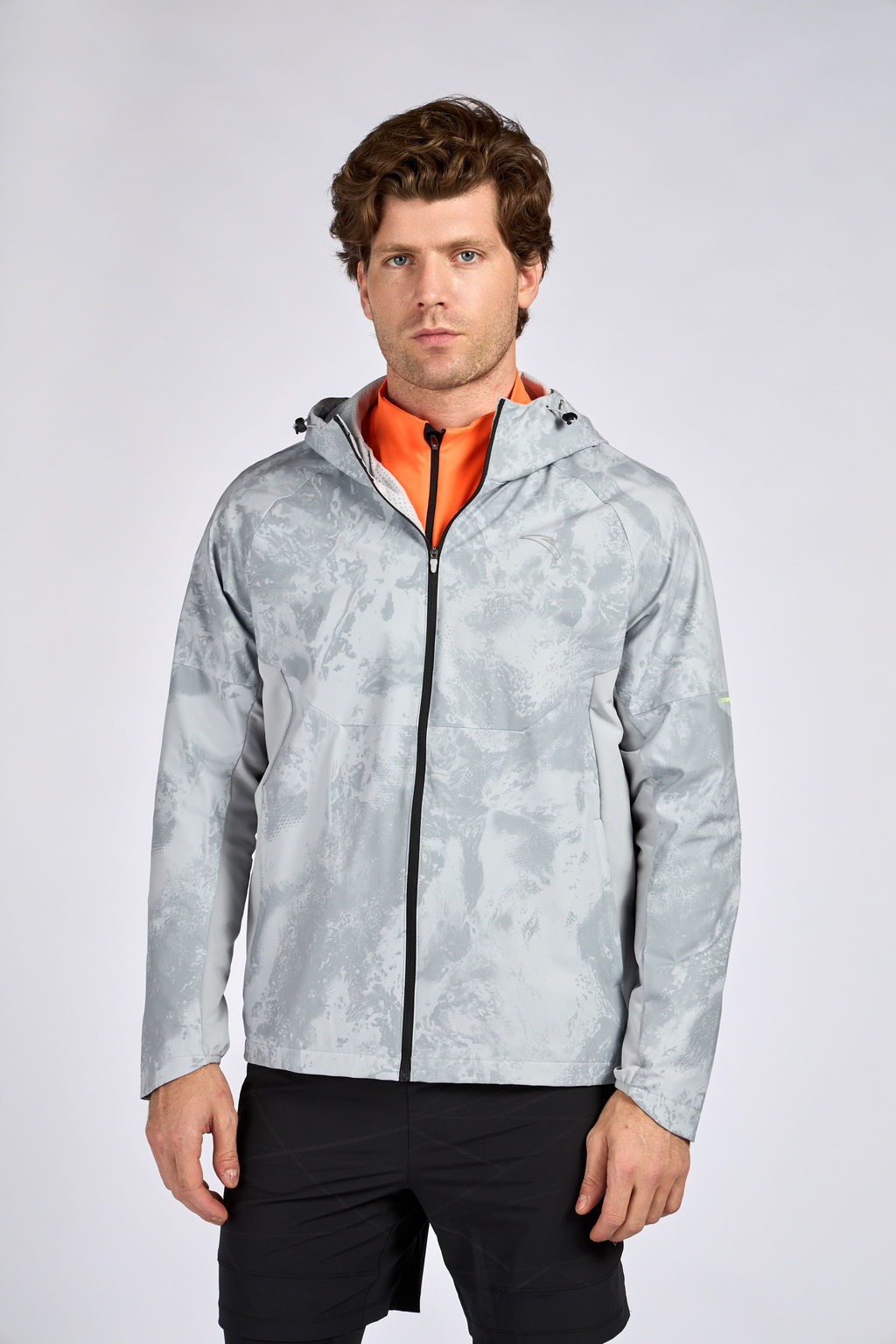 Куртка ADVANCED RUNNING A-RAIN RESISTANT Серый