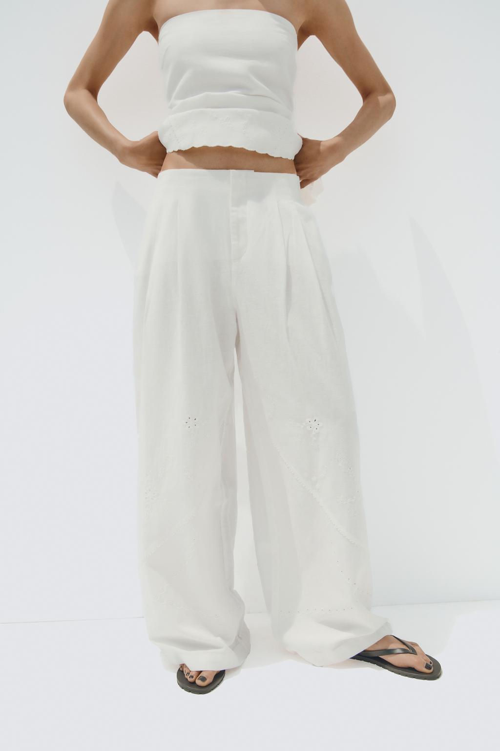 EMBROIDERED TROUSERS - Zara фото 2