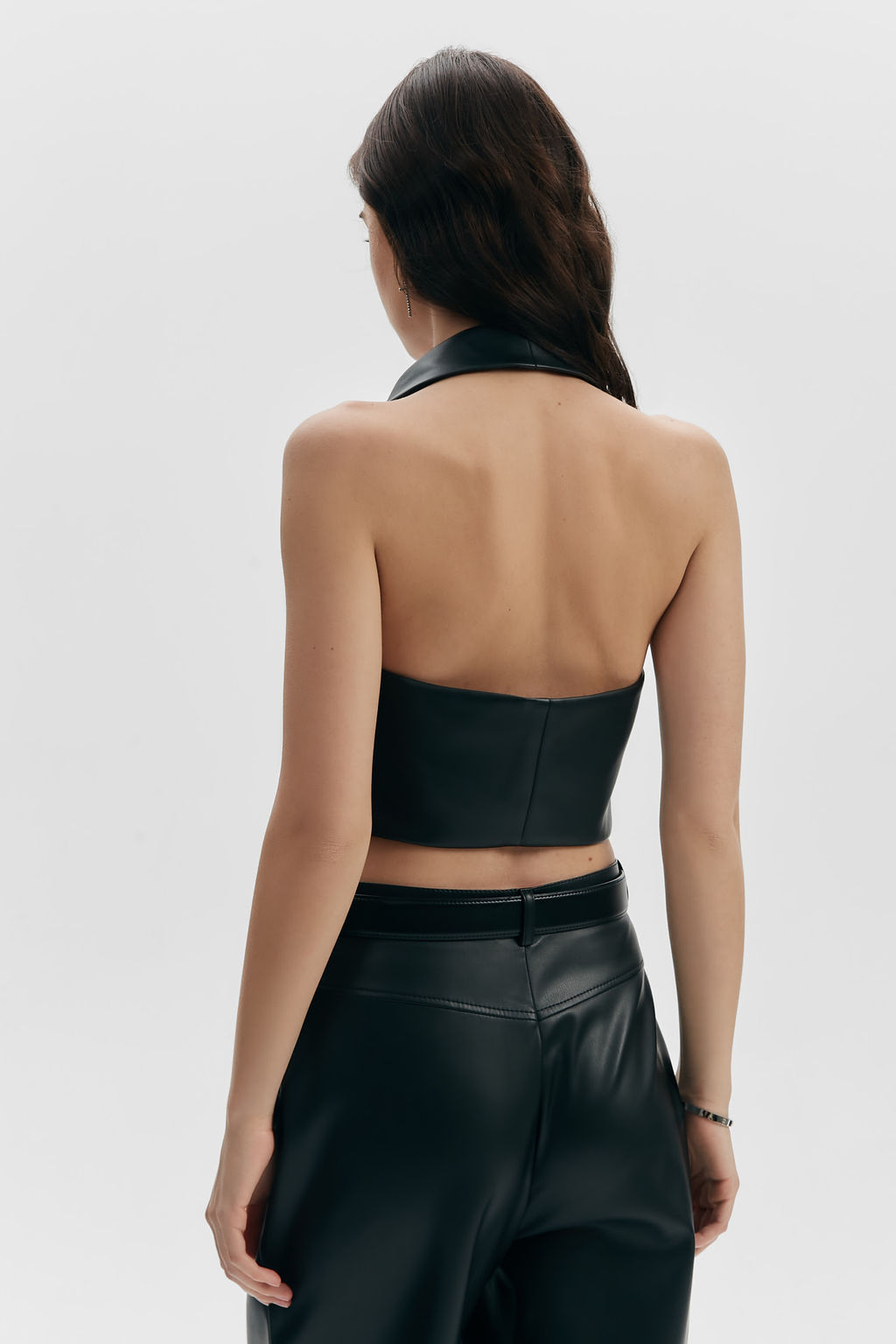 Жилет укороченный с отложным воротником - Mollis фото 6