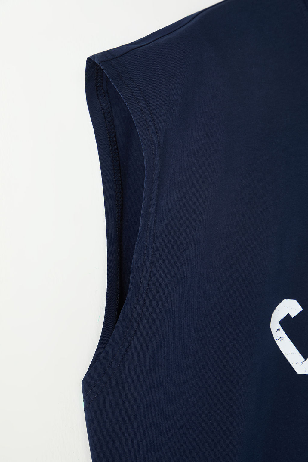 Lacivert Oversize/Genis Kesim Kolsuz Chicago Bask? Buyuk Beden Atlet TMNSS25CV00001 - Trendyolmilla фото 9