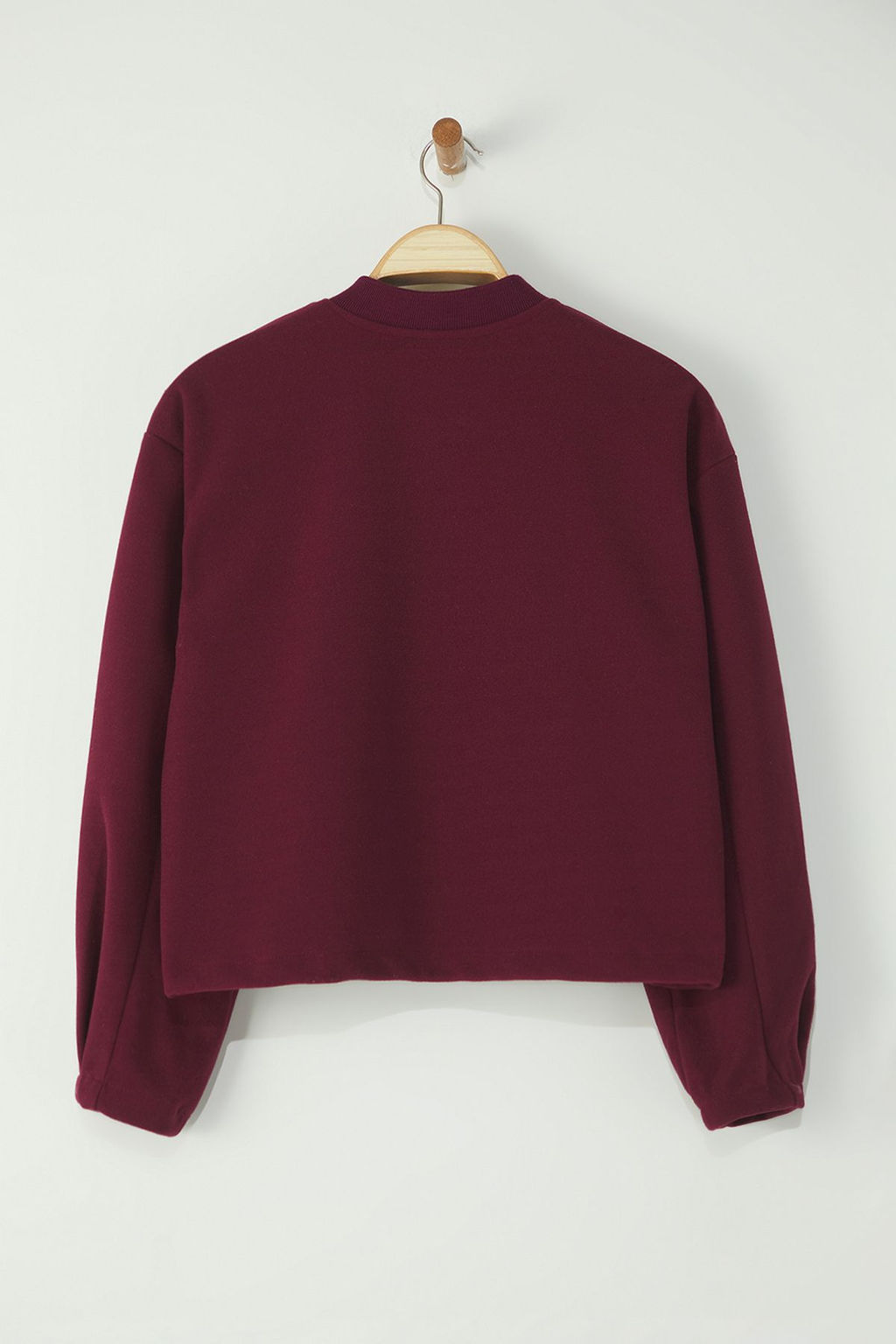TRENDYOLMILLA Siyah Oversize Kase Bomber Ceket Mont TWOAW25MO00053  фото 6
