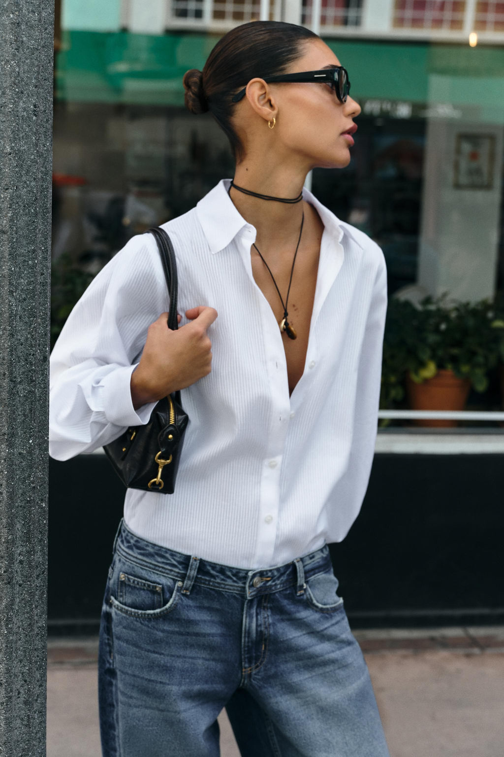 STRIPED COTTON SHIRT - Zara фото 11