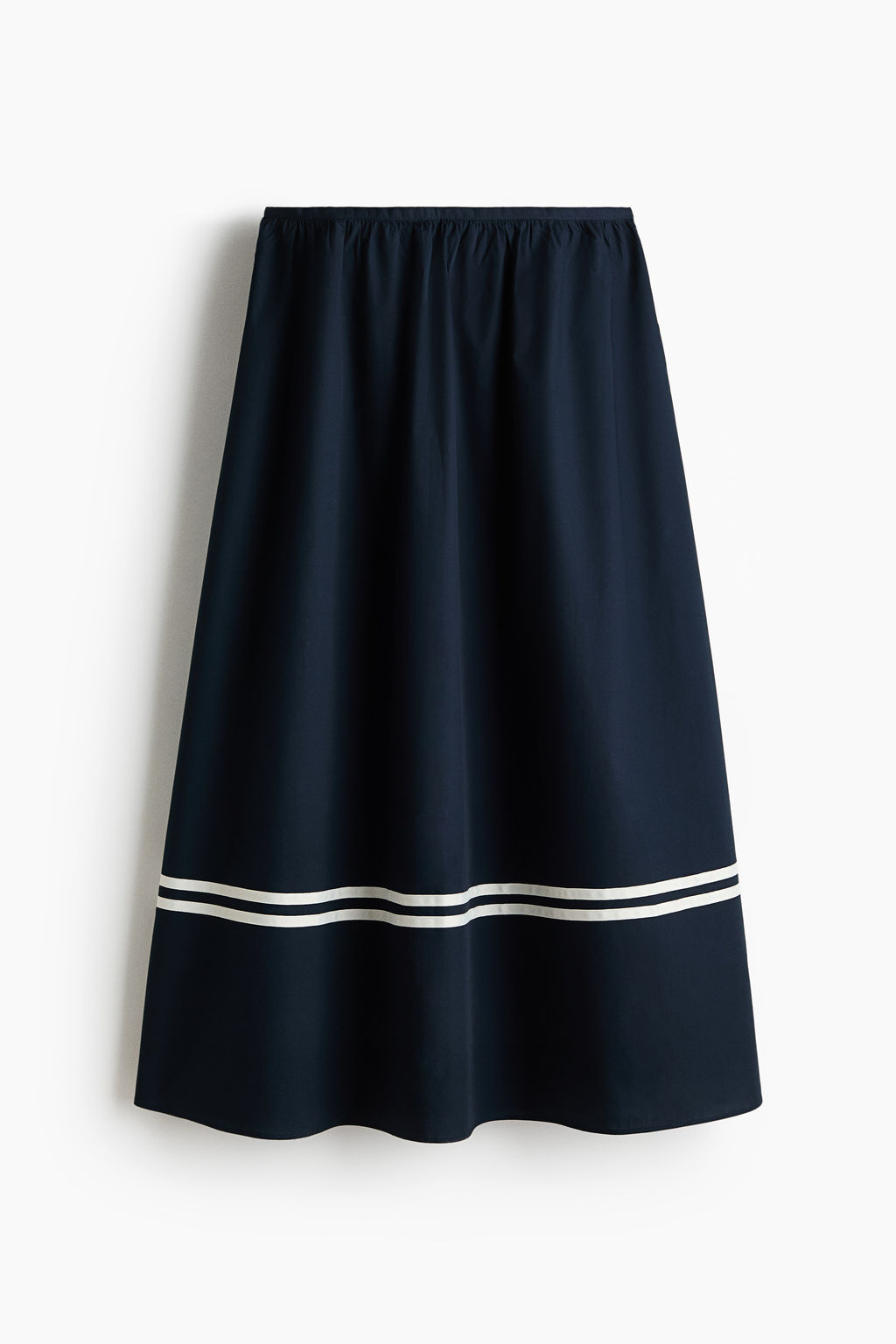 Falda midi de corte holgado