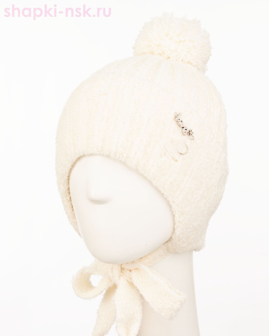 04-94-E Шапка для девочки флис (52-54)